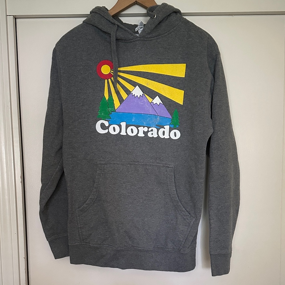 Gray Colorado Graphic Hoodie